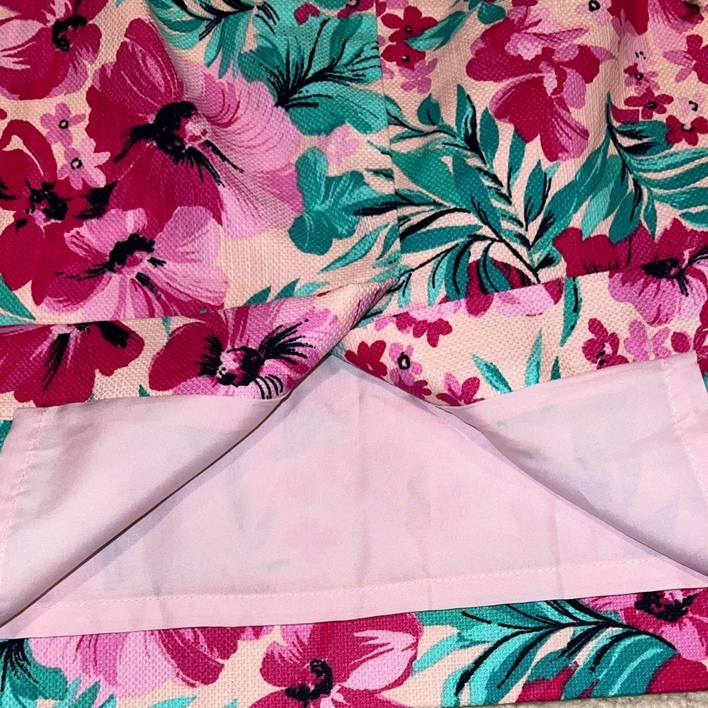 J. Crew NWT Floral Basketweave Pencil Skirt Spring Summer - Picture 5 of 7